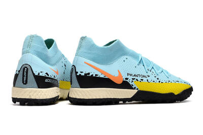 Nike Phantom GT Pro TF Football Shoes - Blue/Yellow/Pink