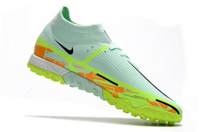 Nike Phantom GT Pro TF Football Shoes - Jade/Yellow/Orange/Black