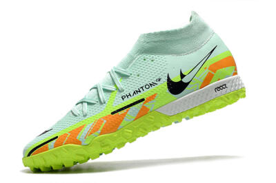 Nike Phantom GT Pro TF Football Shoes - Jade/Yellow/Orange/Black