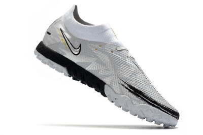 Nike Phantom GT Pro TF Football Shoes - Silver/Black/Yellow