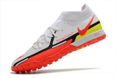 Nike Phantom GT Pro TF Football Shoes - White/Black/Red/Yellow
