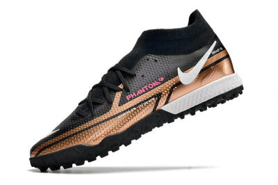 Nike Phantom GT Pro TF Football Shoes - Gold/Black/White
