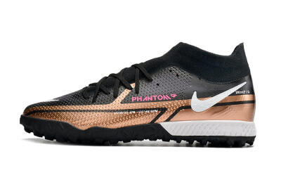 Nike Phantom GT Pro TF Football Shoes - Gold/Black/White