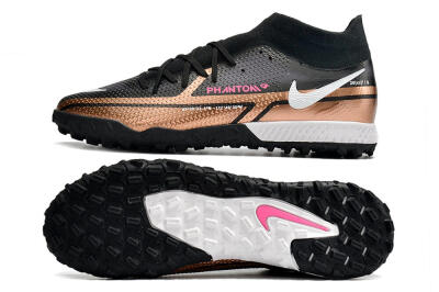 Nike Phantom GT Pro TF Football Shoes - Gold/Black/White