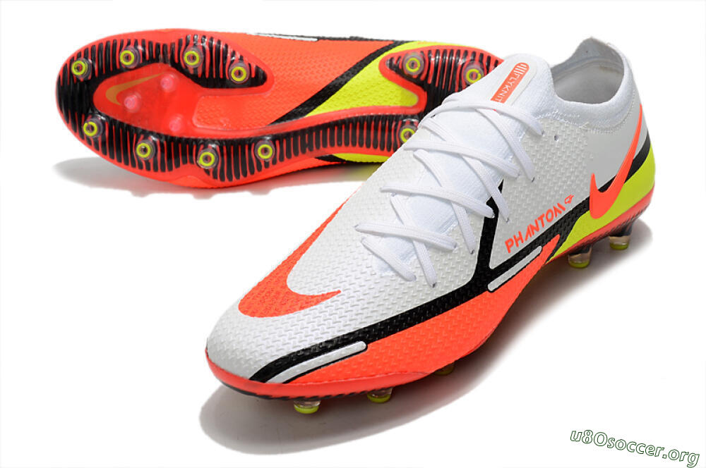 Nike Phantom GT Elite AG Football Boots - White/Black/Red/Yellow 0