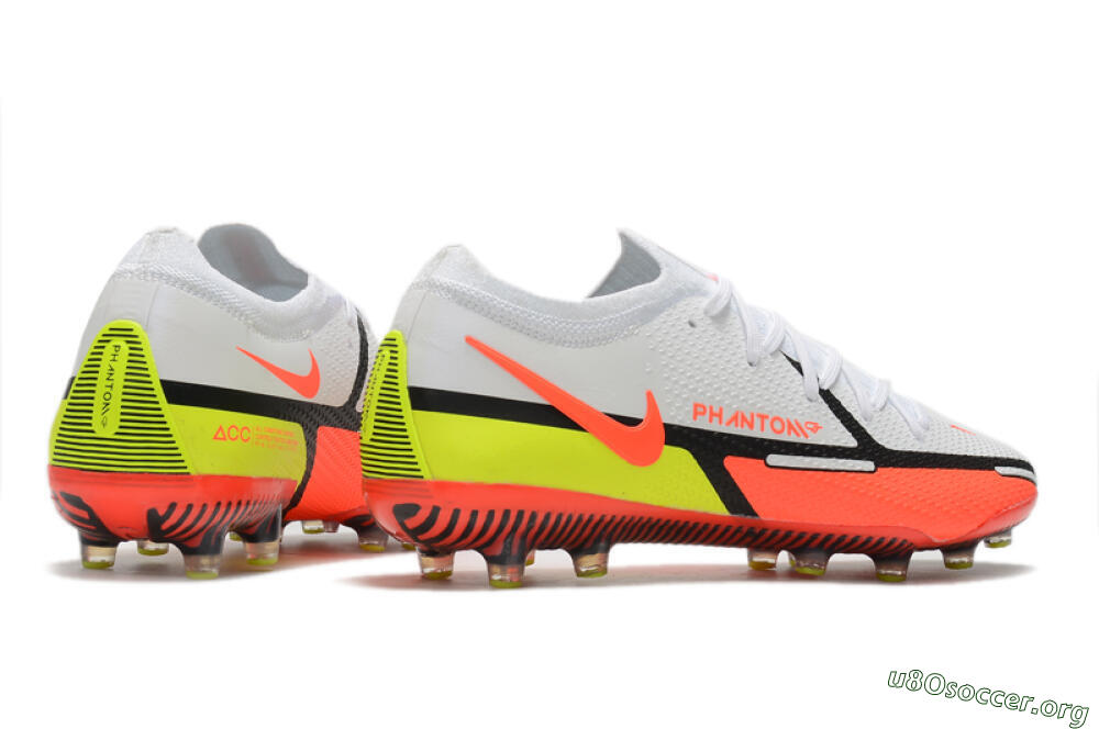 Nike Phantom GT Elite AG Football Boots - White/Black/Red/Yellow 6