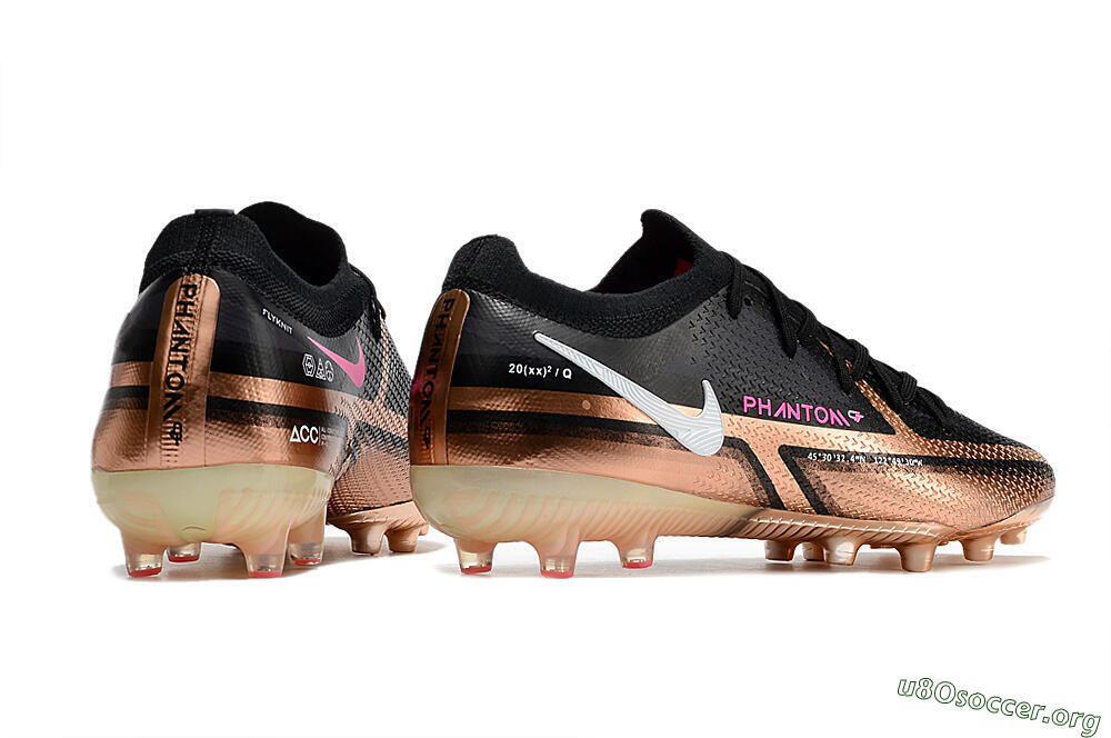 Nike Phantom GT Elite AG Football Boots - Gold/Black/White 6