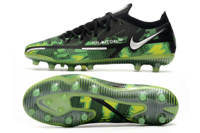 Nike Phantom GT Elite AG Football Boots - Green/Yellow/Black/Silver