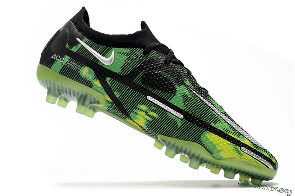 Nike Phantom GT Elite AG Football Boots - Green/Yellow/Black/Silver 0