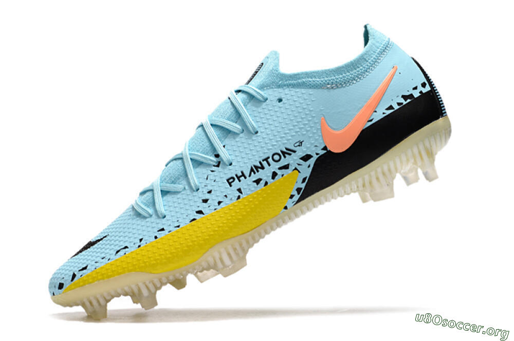 Phantom GT 2 Elite FG Football Boots - Blue/Yellow/Pink 5