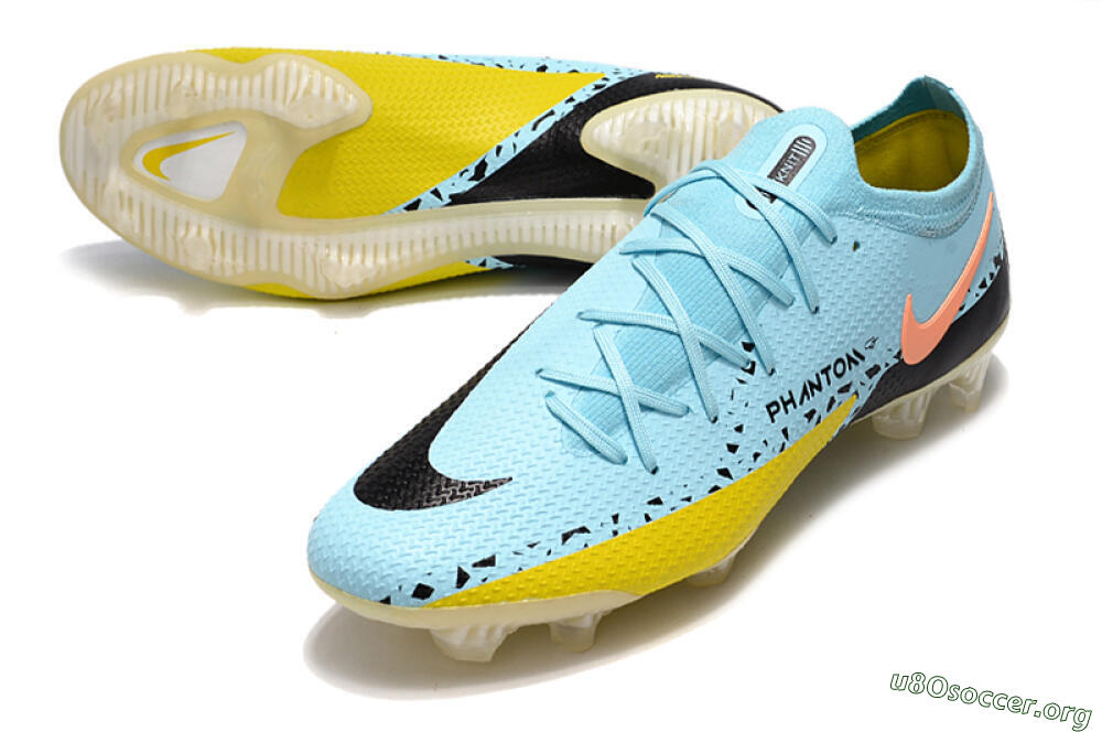 Phantom GT 2 Elite FG Football Boots - Blue/Yellow/Pink 0