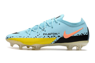 Phantom GT 2 Elite FG Football Boots - Blue/Yellow/Pink