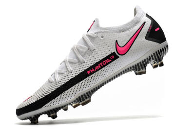 Nike Phantom GT Elite FG Football Boots - White/Black/Pink