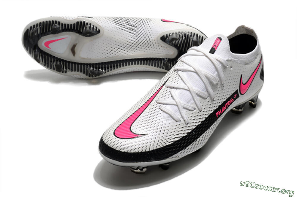 Nike Phantom GT Elite FG Football Boots - White/Black/Pink 0
