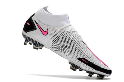 Nike Phantom GT DF Elite FG Football Boots - White/Black/Pink