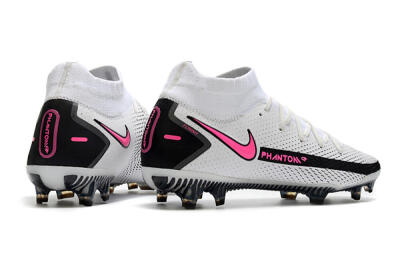 Nike Phantom GT DF Elite FG Football Boots - White/Black/Pink