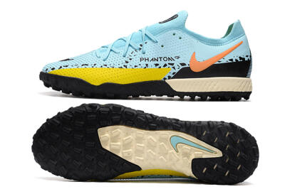 Nike Phantom GT Pro TF Football Shoes - Blue/Yellow/Pink