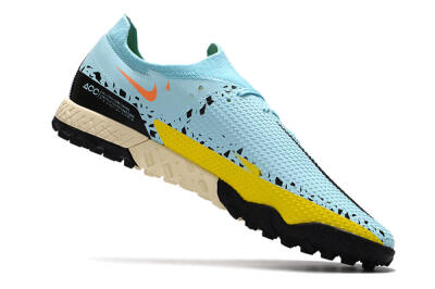 Nike Phantom GT Pro TF Football Shoes - Blue/Yellow/Pink