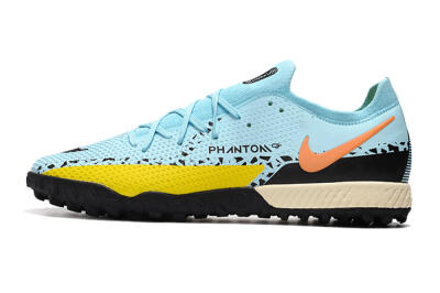 Nike Phantom GT Pro TF Football Shoes - Blue/Yellow/Pink