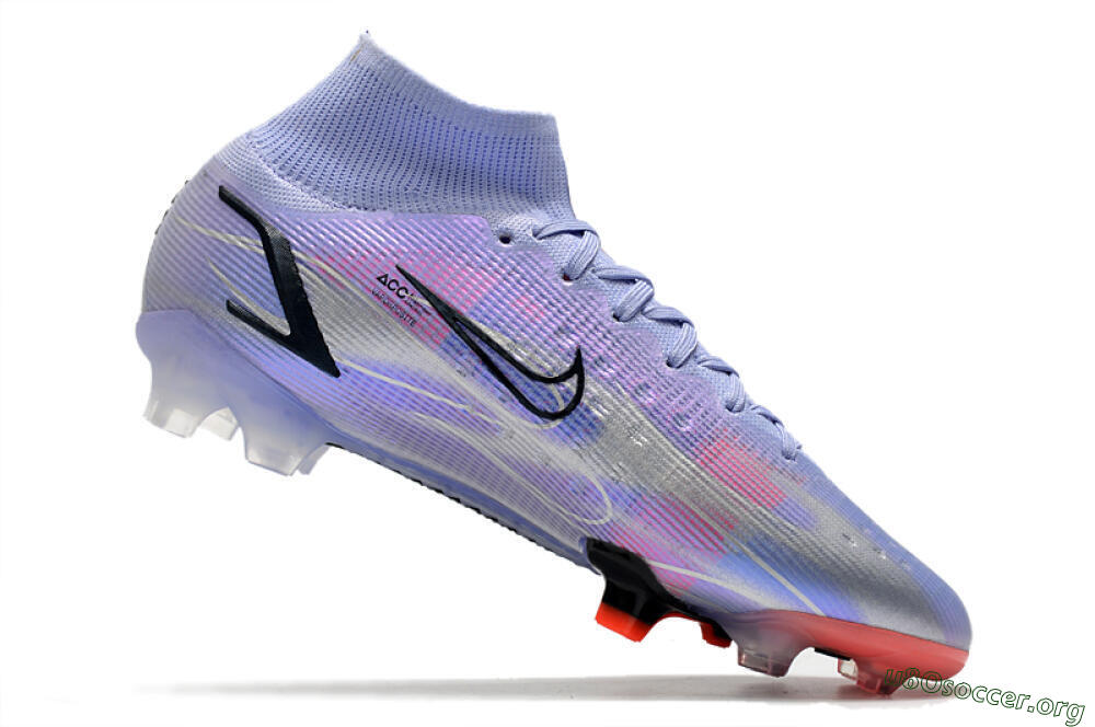Nike Mercurial Superfly 8 Elite FG Football Boots - Purple/Red/Black 4