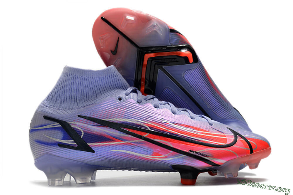 Nike Mercurial Superfly 8 Elite FG Football Boots - Purple/Red/Black 2