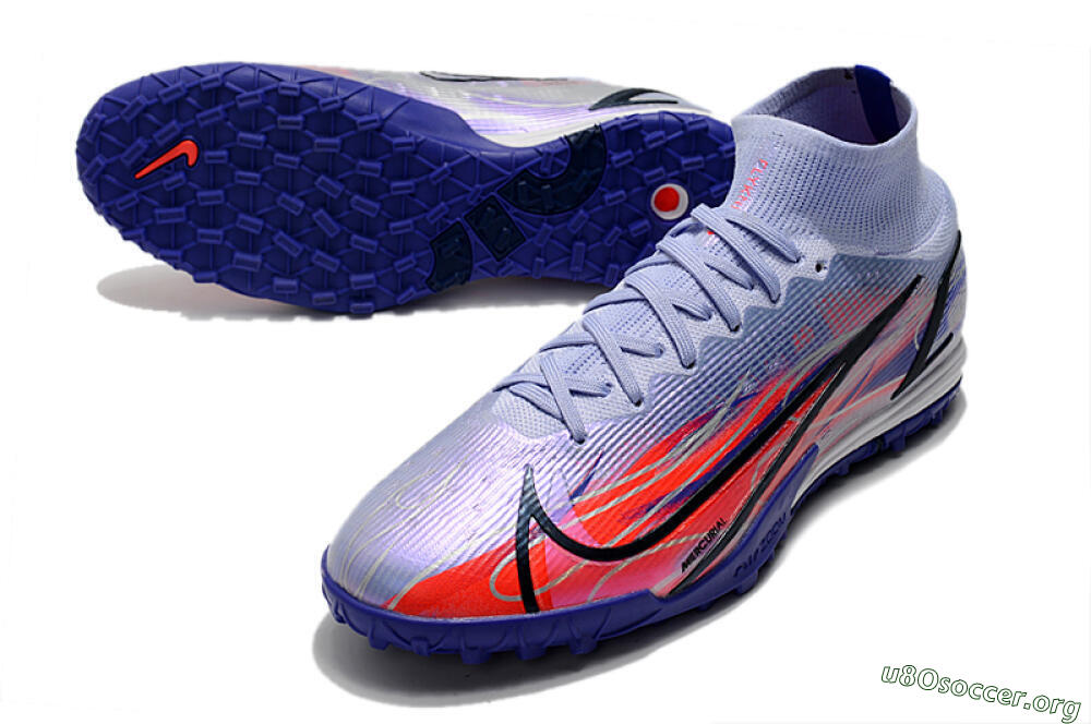 Nike Mercurial Superfly 8 Elite TF Football Shoes - Blue/Red/Black 0