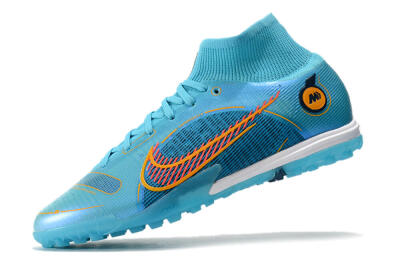 Nike Mercurial Superfly 8 Elite TF Football Shoes - Blue/Red/Yellow