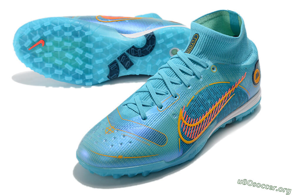 Nike Mercurial Superfly 8 Elite TF Football Shoes - Blue/Red/Yellow 0