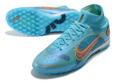 Nike Mercurial Superfly 8 Elite TF Football Shoes - Blue/Red/Yellow