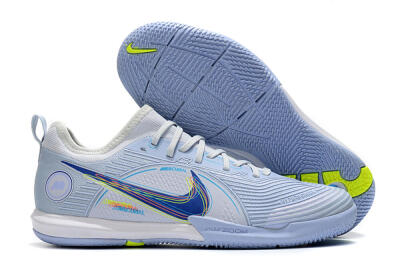 Nike Mercurial Vapor 14 Pro IC Football Shoes - White/Blue/Yellow