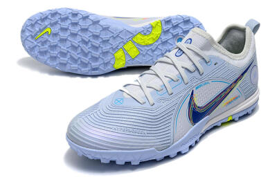 Nike Mercurial Vapor 14 Pro TF Football Shoes - White/Blue/Yellow