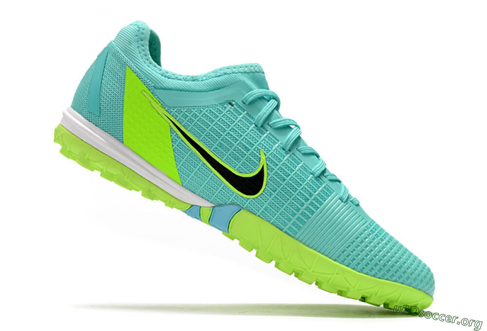 Nike Mercurial Vapor 14 Pro TF Football Shoes - Blue/Yellow/Black 4