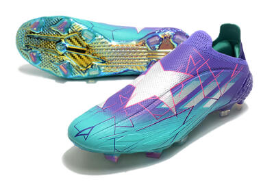 Adidas X Speedflow+ FG Football Boots - Jade/Purple/Pink