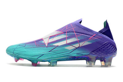 Adidas X Speedflow+ FG Football Boots - Jade/Purple/Pink