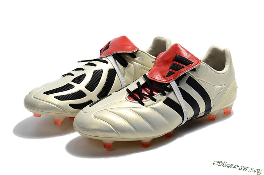 Adidas Predator Mania Champagne FG Football Boots - Gold/Black/Red 5