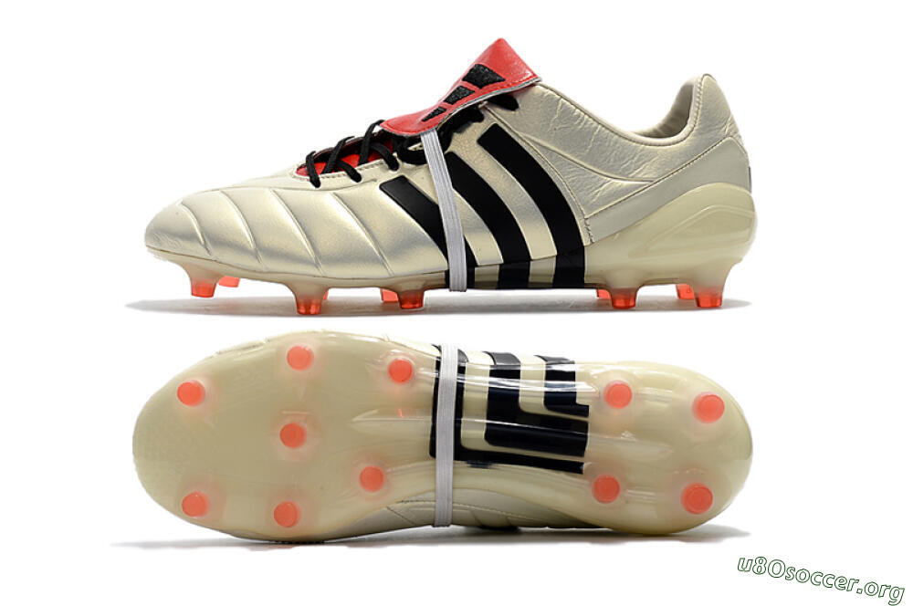 Adidas Predator Mania Champagne FG Football Boots - Gold/Black/Red 1