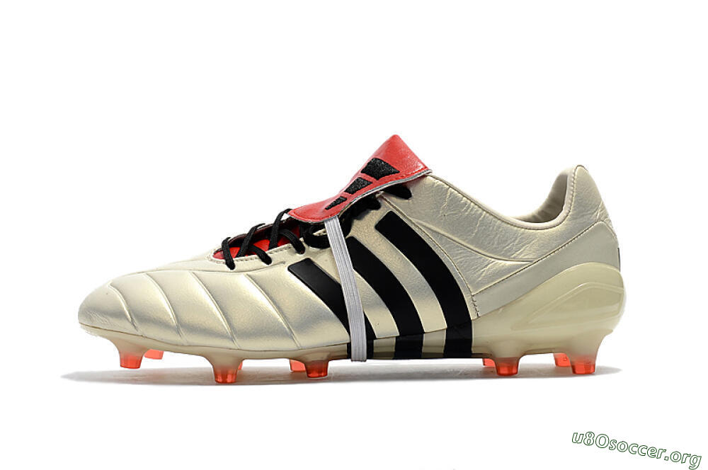 Adidas Predator Mania Champagne FG Football Boots - Gold/Black/Red 3