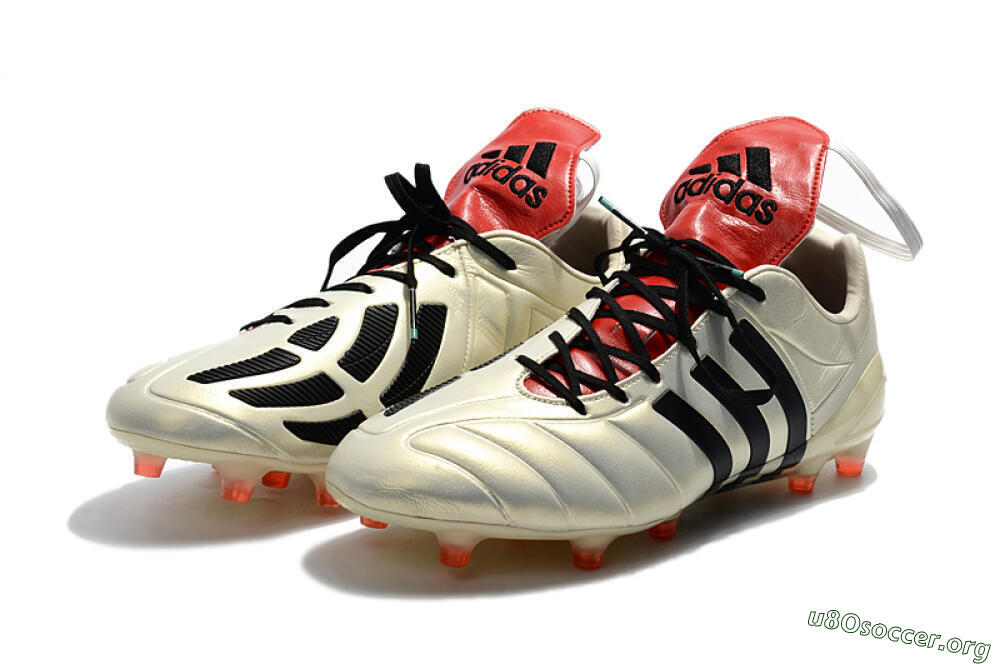 Adidas Predator Mania Champagne FG Football Boots - Gold/Black/Red 6