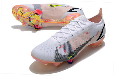 Nike Mercurial Vapor 14 Elite FG Football Boots - White/Pink/Black/Gold