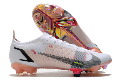 Nike Mercurial Vapor 14 Elite FG Football Boots - White/Pink/Black/Gold