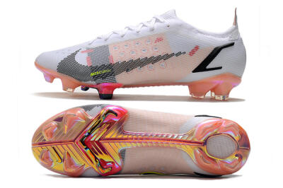 Nike Mercurial Vapor 14 Elite FG Football Boots - White/Pink/Black/Gold