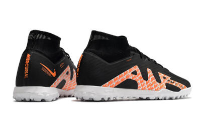 Nike Air Zoom Mercurial Superfly 9 Elite TF Football Shoes - Black/Orange/White