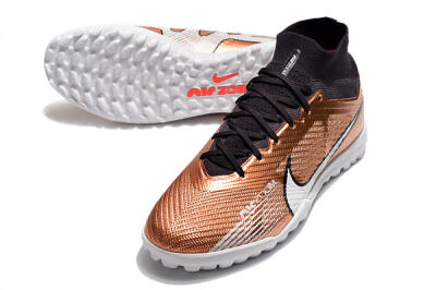 Nike Air Zoom Mercurial Superfly 9 Elite TF Football Shoes - Gold/White/Black