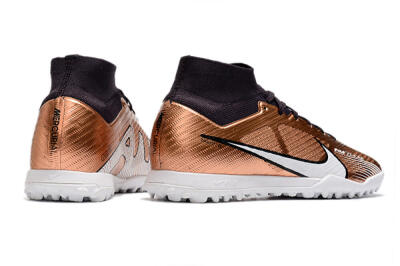 Nike Air Zoom Mercurial Superfly 9 Elite TF Football Shoes - Gold/White/Black