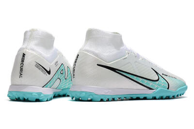 Nike Air Zoom Mercurial Superfly 9 Elite TF Football Shoes - White/Jade/Black