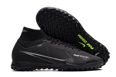 Nike Air Zoom Mercurial Superfly 9 Elite TF Football Shoes - Black/White/Yellow