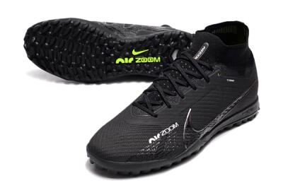 Nike Air Zoom Mercurial Superfly 9 Elite TF Football Shoes - Black/White/Yellow