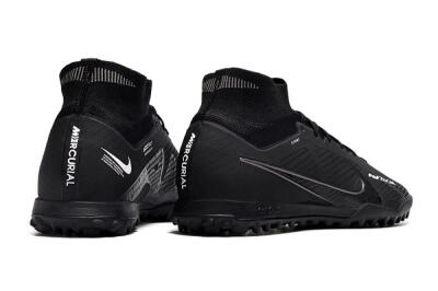 Nike Air Zoom Mercurial Superfly 9 Elite TF Football Shoes - Black/White/Yellow