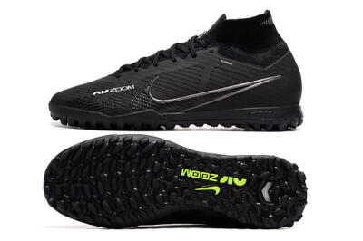 Nike Air Zoom Mercurial Superfly 9 Elite TF Football Shoes - Black/White/Yellow