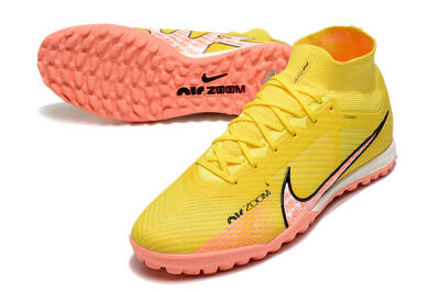 Nike Air Zoom Mercurial Superfly 9 Elite TF Football Shoes - Yellow/Pink/Black
